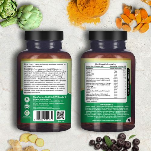 Prowise Advanced Livcare+ Liver Cleanse Detox and Repair