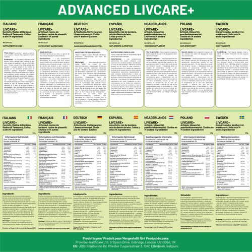 Prowise Advanced Livcare+ Liver Cleanse Detox and Repair